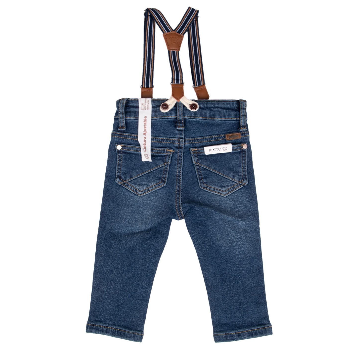 Jeans Bebe Niño Azul - Azul