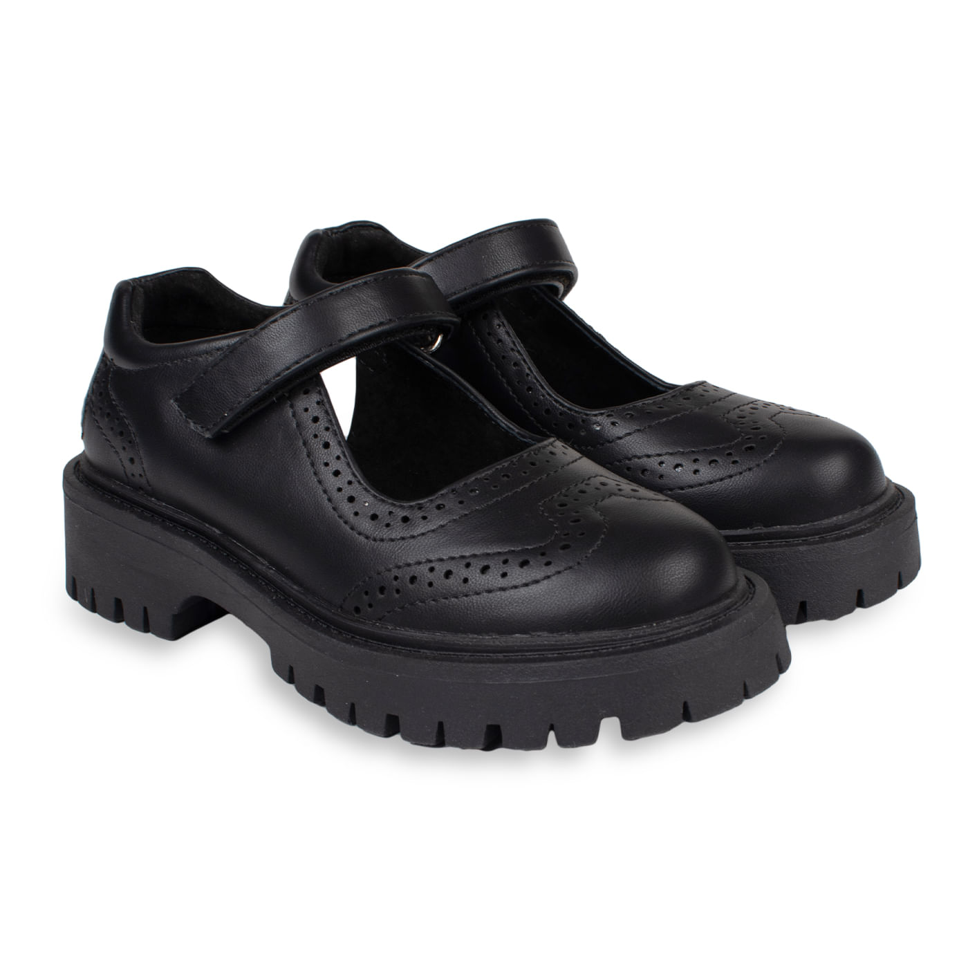 Ballerina Niña Clásica con Velcro Negro